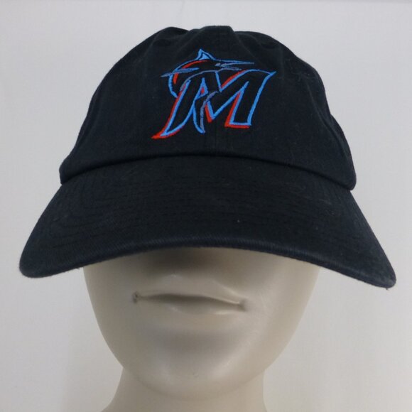 Miami Marlins Logo Adjustable Hat - Picture 2 of 16